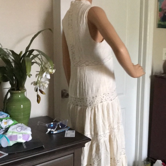 Spell Doe Eyed Midi Dress in Cream - Picture 14 of 16